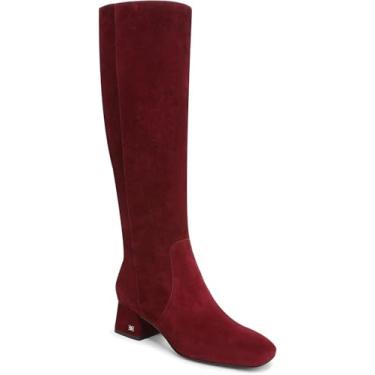 Imagem de Sam Edelman Bota de cano alto feminina Porter, Merlot francês, 42