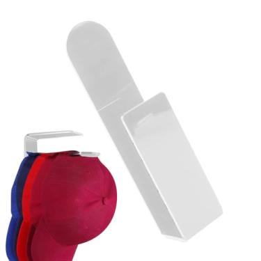 Imagem de Suporte De Parede Para Chapeus,Organizador De Parede Acrilico Para Bontes Com Ganchos - Suportes Para Bonés Economizadores De Espaço | Para Casa De Banho Armário Quarto Sala De Estar Entrada