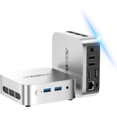 Imagem de ACEMAGIC Mini Pc 11 Pro, Processador N97 (Beat N100/N150) até 3,4 GHz Mini Computadores, 16GB DDR4 256GB SSD, 4K Dual Display WiFi BT VESA Micro Pequeno Pc para Negócios e Casa, Mini Desktop