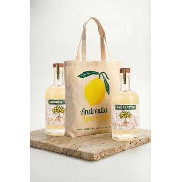 Imagem de Kit Due | 2 Garrafas de Andreatta Limoncello 750ml + Ecobag Exclusiva | Sabor em Dobro & Estilo Sustentável