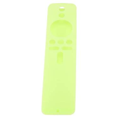 Imagem de GLOGLOW Capa de Necessidades Diárias para TV Stick 4K, Capa Leve de Controle Remoto à Prova de Choque Com Design Antiderrapante e Cordão Protetor de Silicone Nan (Verde Fluorescente)