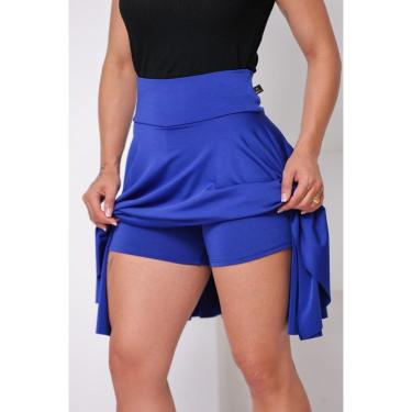 Imagem de Short Saia Evangélica Modelagem Elegante Em Suplex Fitness WOLFOX-Feminino