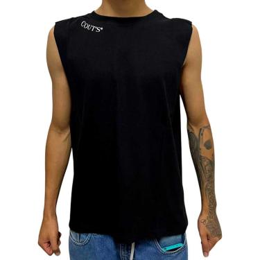 Imagem de Regata Couts Clothing Lisa Masculina - Preto-Masculino