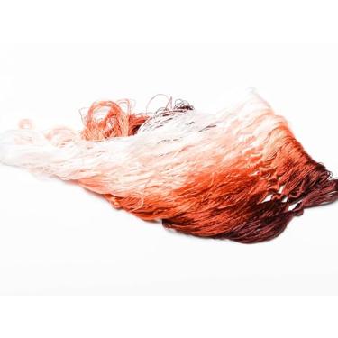 Imagem de RUSHIGUAN 100% pura natureza amoreira fio de seda acessório de joias flores artificiais ponto cruz bordado fio diy kits de costura 13 cores gradientes 22 m cada (30)