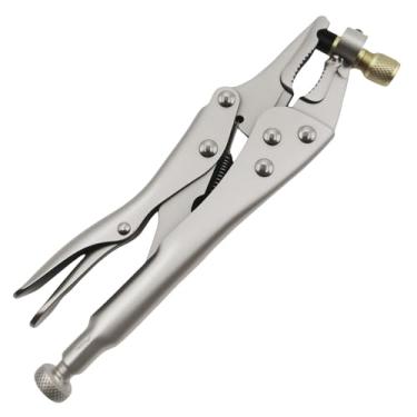 Imagem de Alicate de recuperação de refrigerante, ferramenta manual de soldagem de ar condicionado, tubo de refrigeração de recuperação de refrigeração, ferramenta de alicate de bloqueio de aço, peças de ar