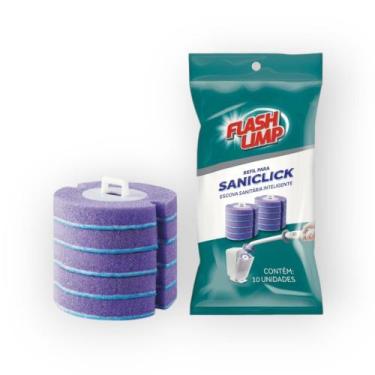 Imagem de Refil descartavel para escova sanitaria saniclick flashlimp