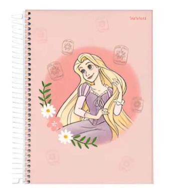 Imagem de Caderno universitário das princesas 80 folhas - jandaia