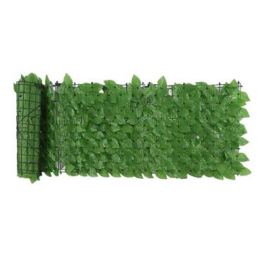 Imagem de Mingzhe A Simulação de Sebe de Folhas Artificiais Evita que As Folhas Caiam No Pátio Decorativo da Varanda da Tela Cerca (0.kh*tio)