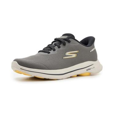 Imagem de Tênis Skechers Go Walk 8 Masculino (Grafite/Bege, BR, Adulto, Numérico, 40)