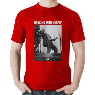 Imagem de Camiseta Algodão Dancing with myself - Foca na Moda, Vermelho, P