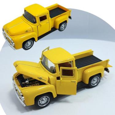 Imagem de Miniatura Carrinho Camionete Pickup F-100 Metal Colecionável - Ford, A