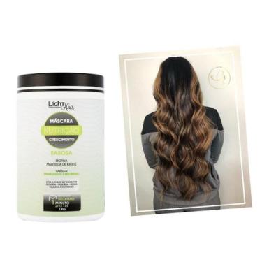 Imagem de Máscara Hidratação Babosa Nutrição - 1Kg - - Light Hair