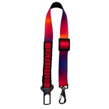 Imagem de Cinto De Segurança Pet Com Amortecedor Universal Para Cachorros Compatível Com Todos Os Carros(Colors)