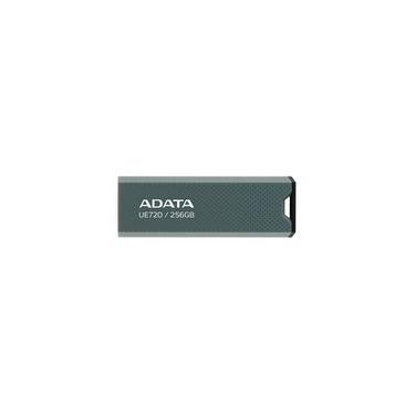 Imagem de Pen Drive 256GB ADATA Elite UE720, USB 3.2, OTG, Dual Conector, Cinza - UE720-256G-CGY/BK
