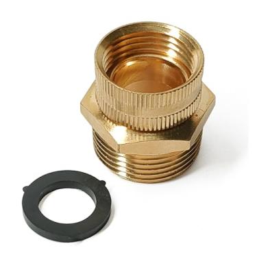 Imagem de GHT para Npt giratório (3/4 GHT fêmea x 1 NPT macho)