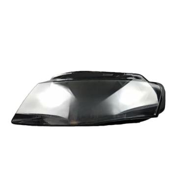 Imagem de Tampa do farol dianteiro do carro compatível com audi a4 b7 2009-2012 farol transparente capa de vidro escudo lâmpada lente farol luz lente(Left)