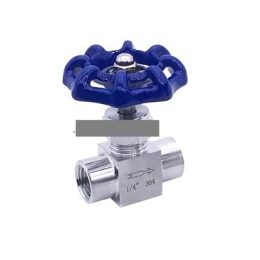 Imagem de 1/20.3 cm 1/10.2 cm 3/20.3 cm 1/5.1 cm Rosca fêmea SS 304 Válvula de agulha de aço inoxidável DN6 DN8 DN10 DN15(1/20.3 cm)