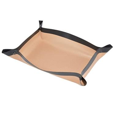 Imagem de Aqur2020 Esteira de Cozimento de Silicone Reutilizável, Bandeja de Cozimento Com Design de Bloqueio de Canto e Folha Antiaderente, Esteira Segura para Forno (Médio: Aprox. 17,6x16,2x10cm /