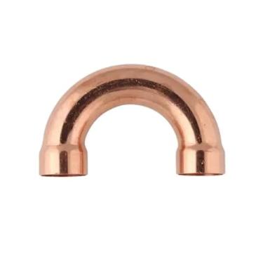 Imagem de 1/10.2 cm 3/20.3 cm 1/5.1 cm 5/20.3 cm 3/10.2 cm 2.5 cm 6,35-54 mm cotovelo reto em forma de Y U P 3 4 vias Corss cobre extremidade alimentação tubo condicionador de ar (em forma de U, 32 mm)