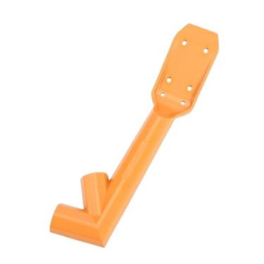 Imagem de GLOGLOW Limpador de Calhas Limpador de Calhas Ferramenta de Arrumação de Plástico Laranja, Posições de Rosca Dupla para Remoção Eficiente de Detritos Pólos Padrão de 3/4 de Polegada Arrumados Fora