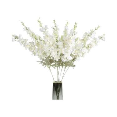 Imagem de Buquê De Flores Artificiais Longas 2 Peças Buquê De Flores Falsas Para