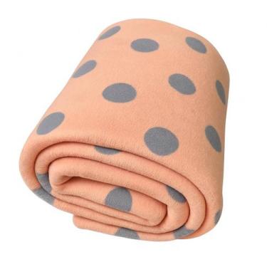 Imagem de Manta Microfibra Estampada Casal 180x200 Admirare, Bolinhas