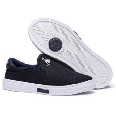 Imagem de Tênis Iate Infantil Slip On Elástico Conforto Polo Joy-Masculino