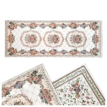 Imagem de 2 Tapete Cozinha Passadeira Antiderrapante 70 X 180 Ja Vr - IDEALIZA, 