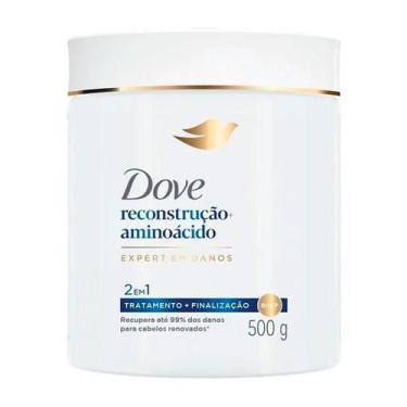 Imagem de Máscara de Tratamento + Finalização Capilar Dove 2 em 1 Reconstrução+ 