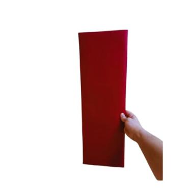 Imagem de Kit 10 Cabeceiras de Cama Estofadas 60x20 cm Modular Autocolante para Cama Casal King(VERMELHO)