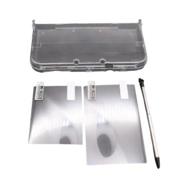 Imagem de Capa Protetora Transparente Para Novo 3DS XL LL Com Película De Tela E