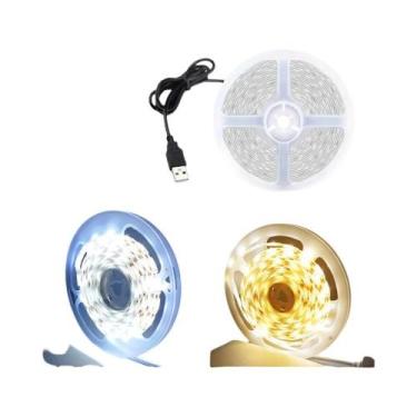 Imagem de Fita De LED 5V Branco Quente/Frio 1-5m USB 2835 SMD Para Decoração De 