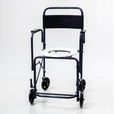 Imagem de Cadeira De Banho Higiênica Em Aço Carbono Dobrável 130kg - PROLIFE