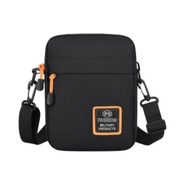 Imagem de Bolsa Transversal Masculina Leve De Nylon Com Alça Ajustável, Vários C