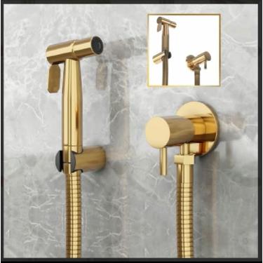 Imagem de Ducha Higiênica Completa Acabamento em Dourado GoldenX