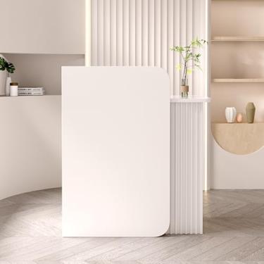 Imagem de Balcão de recepção com gaveta trancável - Solução de finalização de compra moderna para lojas de roupas, salões de beleza e ambientes de varejo