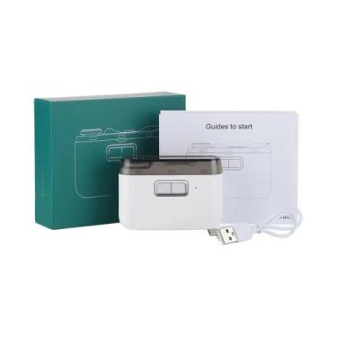 Imagem de Cortador De Unhas Elétrico Com Luz LED 2 Em 1, Mini Ferramentas De Man