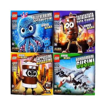 Imagem de Brinquedo De Blocos De Montar Para Crianças, Figura Tralalero, Caixa S