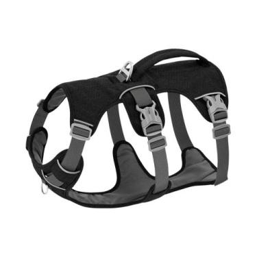 Imagem de Coleira Peitoral Refletiva De Nylon Ajustável Com Alça Para Cães Peque