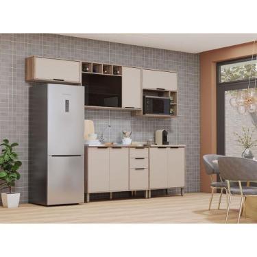 Imagem de Cozinha Modulada Compacta 5 Peças sem Tampo Aspen Luciane Móveis, Vani