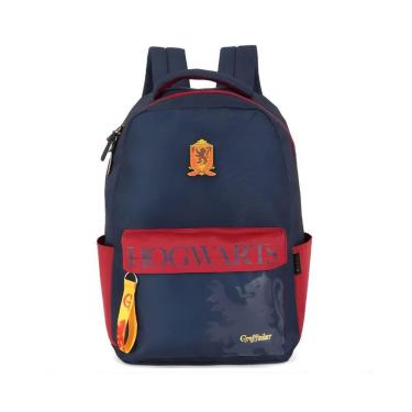 Imagem de Mochila De Costas Escolar Harry Potter Hogwarts Magia Azul