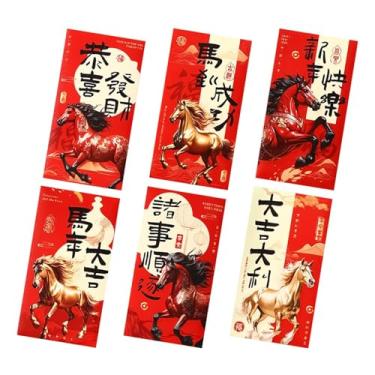 Imagem de Envelopes vermelhos de ano novo chinês, lembrancinha de feriado - pacotes vermelhos do ano do cavalo 2026 - para festa de casamento, celebração de família, reunião de família, festival de primavera