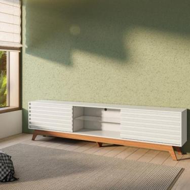 Imagem de Rack para TV até 60 Polegadas 2 Portas R515 Dalla Costa, Off White/Fre