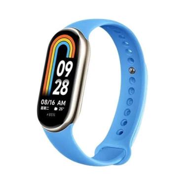 Imagem de Pulseira De Silicone Para Xiaomi Mi Band 8 NFC, Substituição De Pulsei