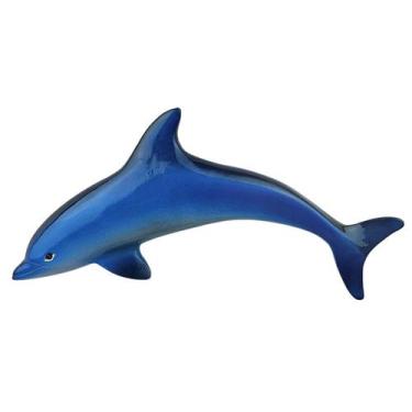 Imagem de Estatueta Peixe Golfinho Pequeno Enfeite De Parede De Resina - Decore 