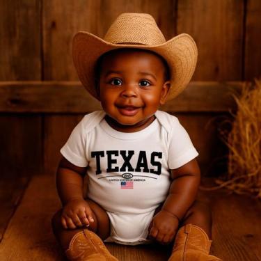 Imagem de Bodies Bebê Moda Country Farmfun Macacão Estampado Suedine, Branco, 2-