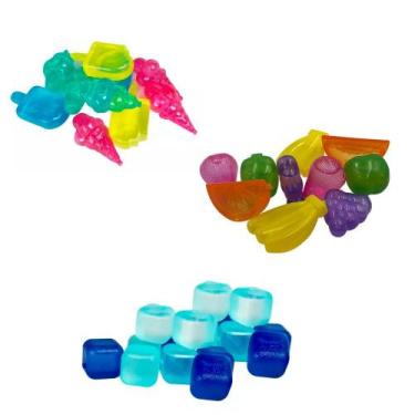 Imagem de Gelo Ecológico Artificial Reutilizável Diversos 10 Peças - Wincy