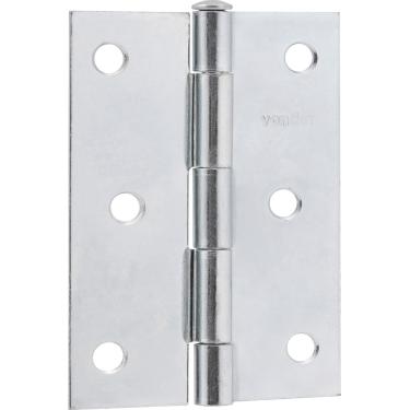 Imagem de Dobradiça p/ Porta 1.1/2" em Ferro Zincado c/ 24 pç Vonder