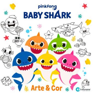 Imagem de Livro - Arte e cor Baby Shark