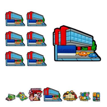 Imagem de 12 Imãs de Borracha Turístico Trafégo Av. Paulista São Paulo - Portal 